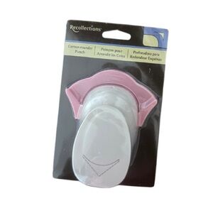 Recollections Pink and White Corner Punch